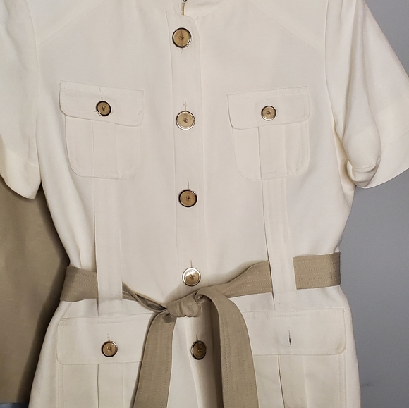 Linen Calvin Klein Ladies skirt suit Size 6P - Picture 3 of 12